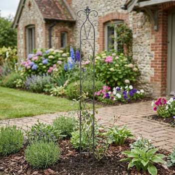 Gerades, schmales Rankgitter Estella ca. 148 cm - Gartendekoration